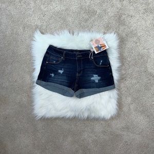 Dark Wash Denim Shorts